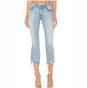 DL1961 Lara Glacier Instasculpt Cropped Flare Jeans